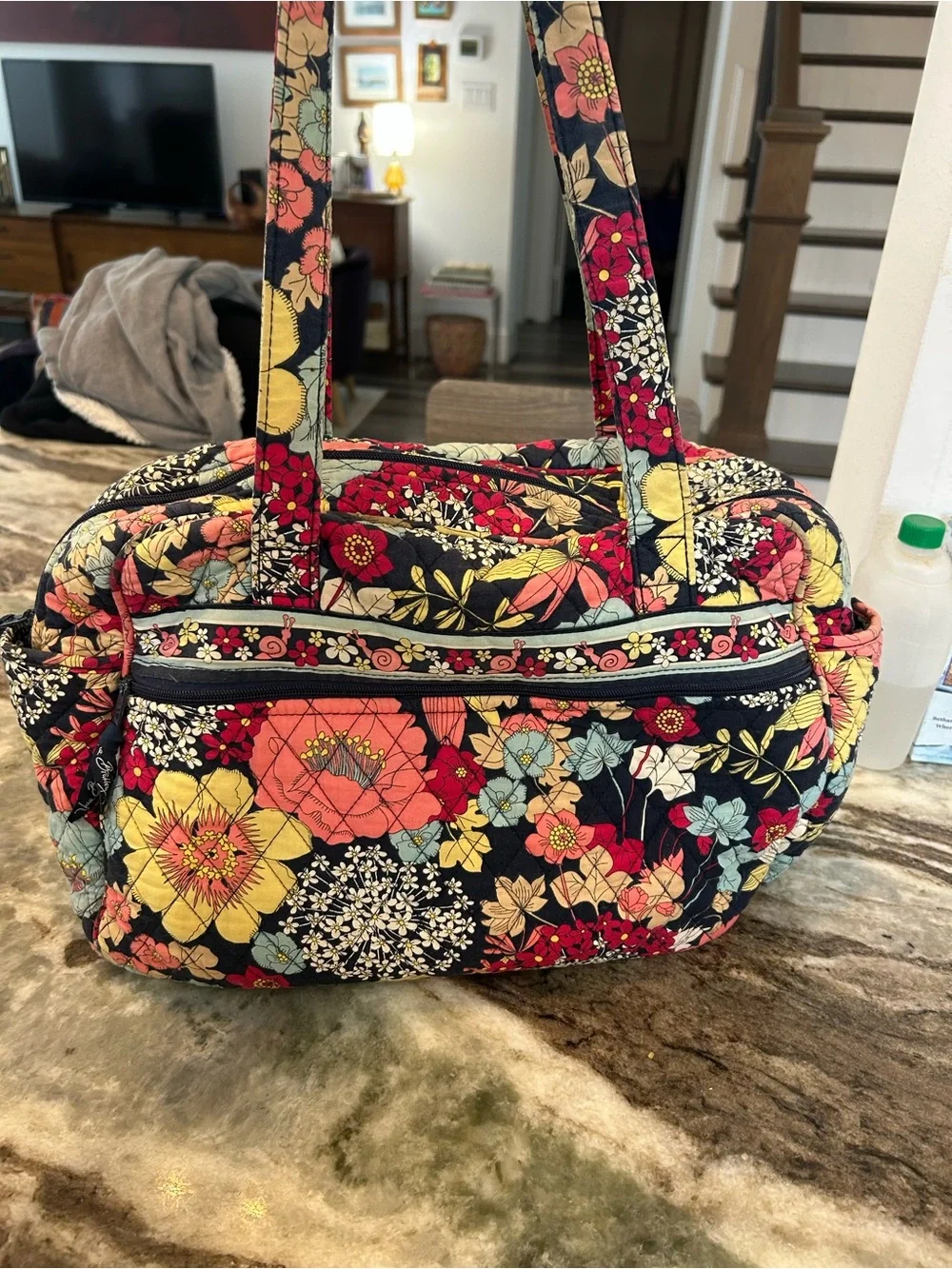 Vera Bradley retired happy snails Baby Bag has wear changing pad needs wash